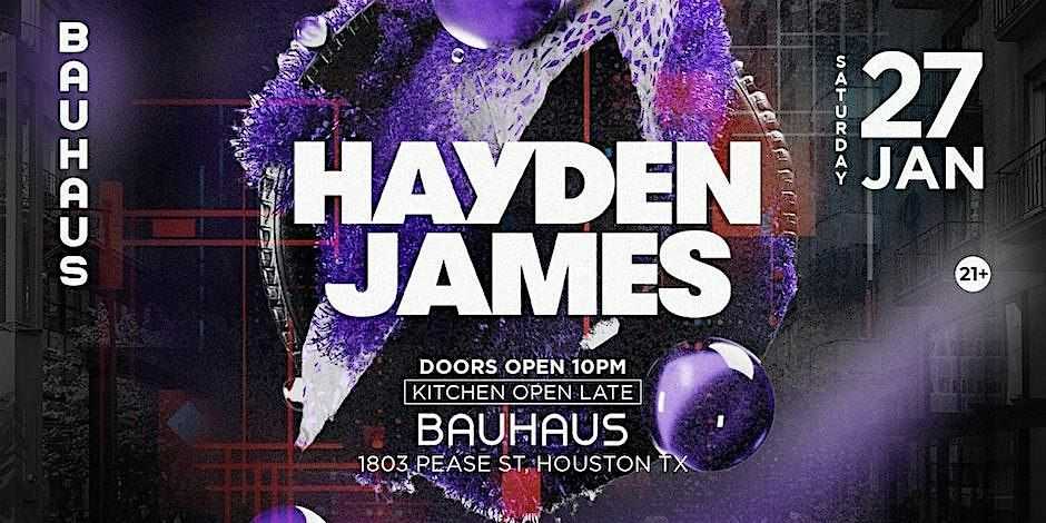 HAYDEN JAMES Perfoming Live @Bauhaus