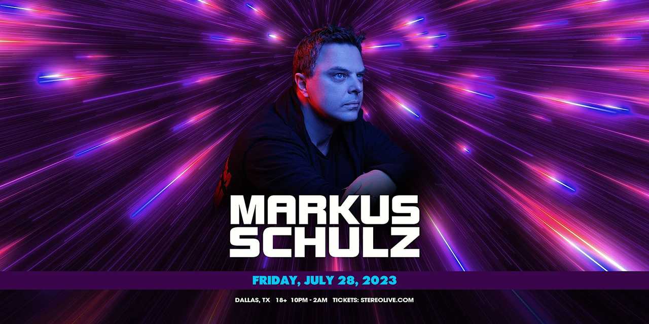 MARKUS SCHULZ MARKUS SCHULZ