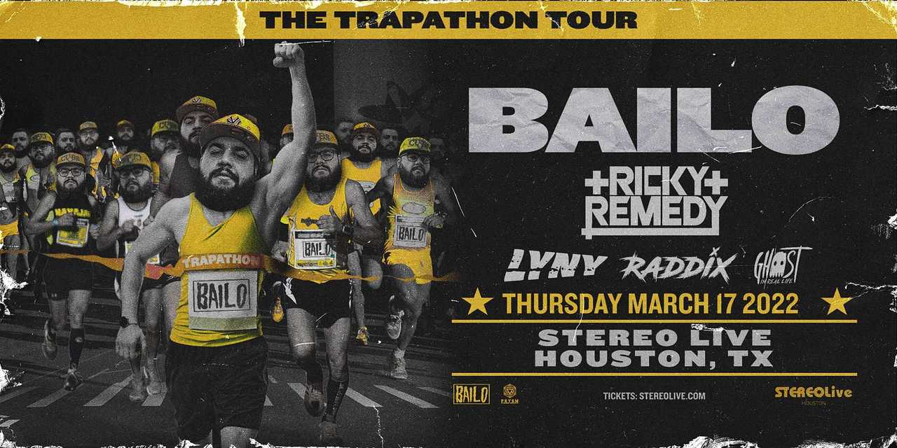 "Trapathon Tour" BAILO, RICKY REMEDY, LYNY, RADDIX