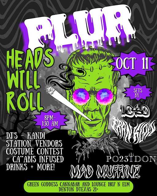 PLUR: Heads Will Roll (Denton's Monthly EDM Night)