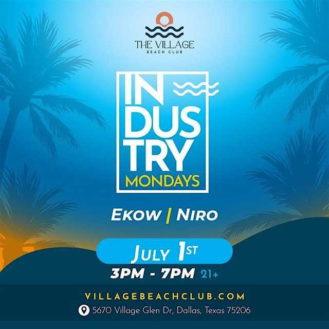 Industry Monday Pool Party 7/1