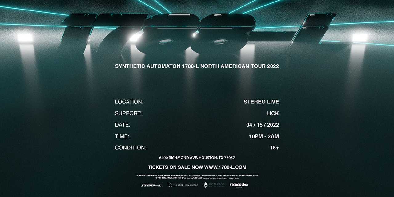 1788-L + LICK - Synthetic Automation Tour