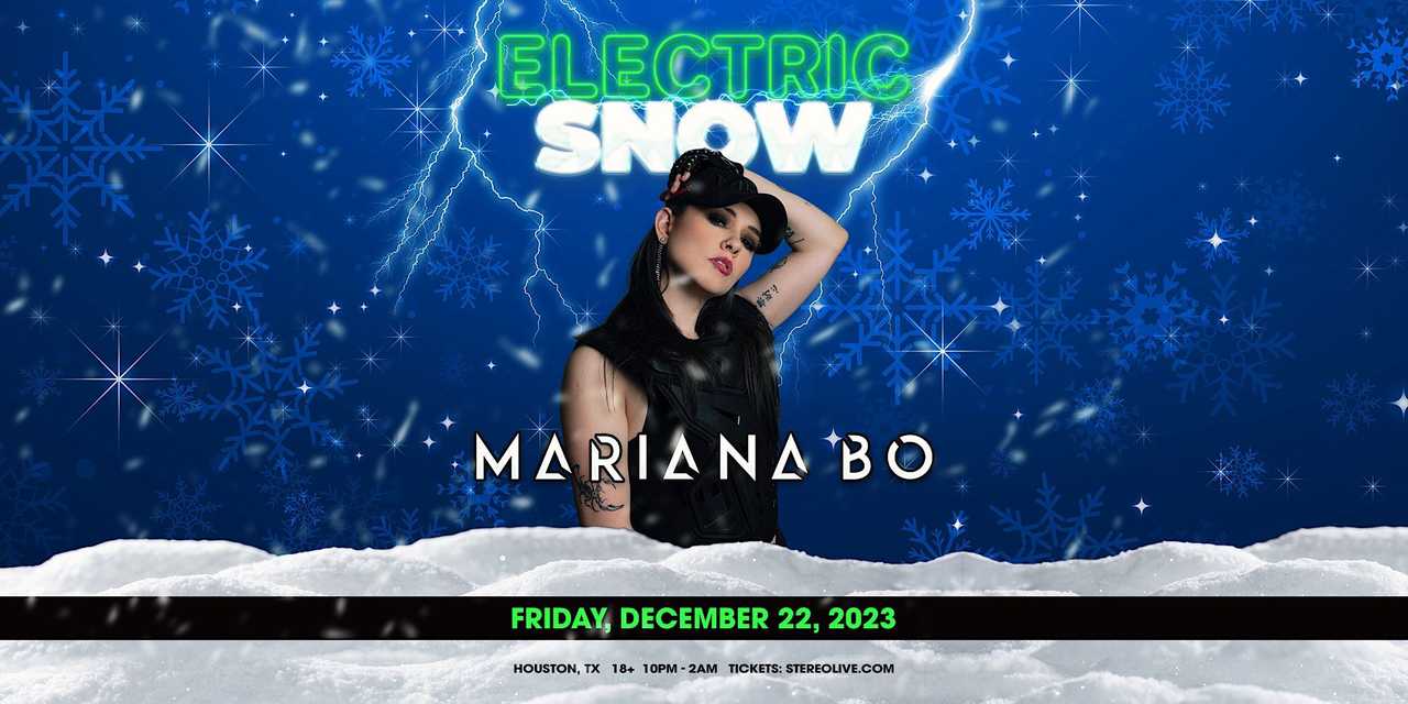 ELECTRIC SNOW feat. MARIANA BO ELECTRIC SNOW feat. MARIANA BO