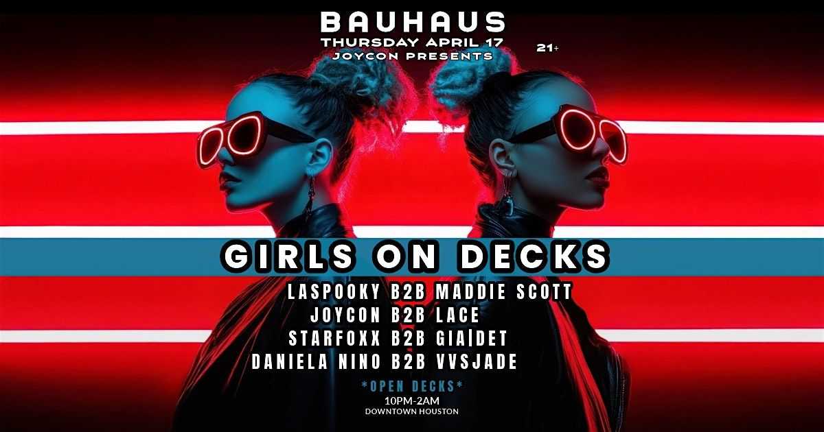 GIRLS ON DECKS + OPEN DECKS GIRLS ON DECKS + OPEN DECKS