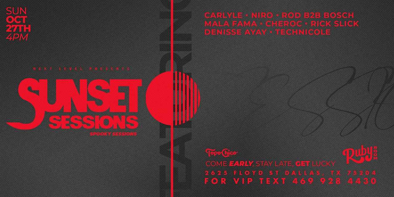 Sunset Sessions 10/27 (Spooky Sessions)