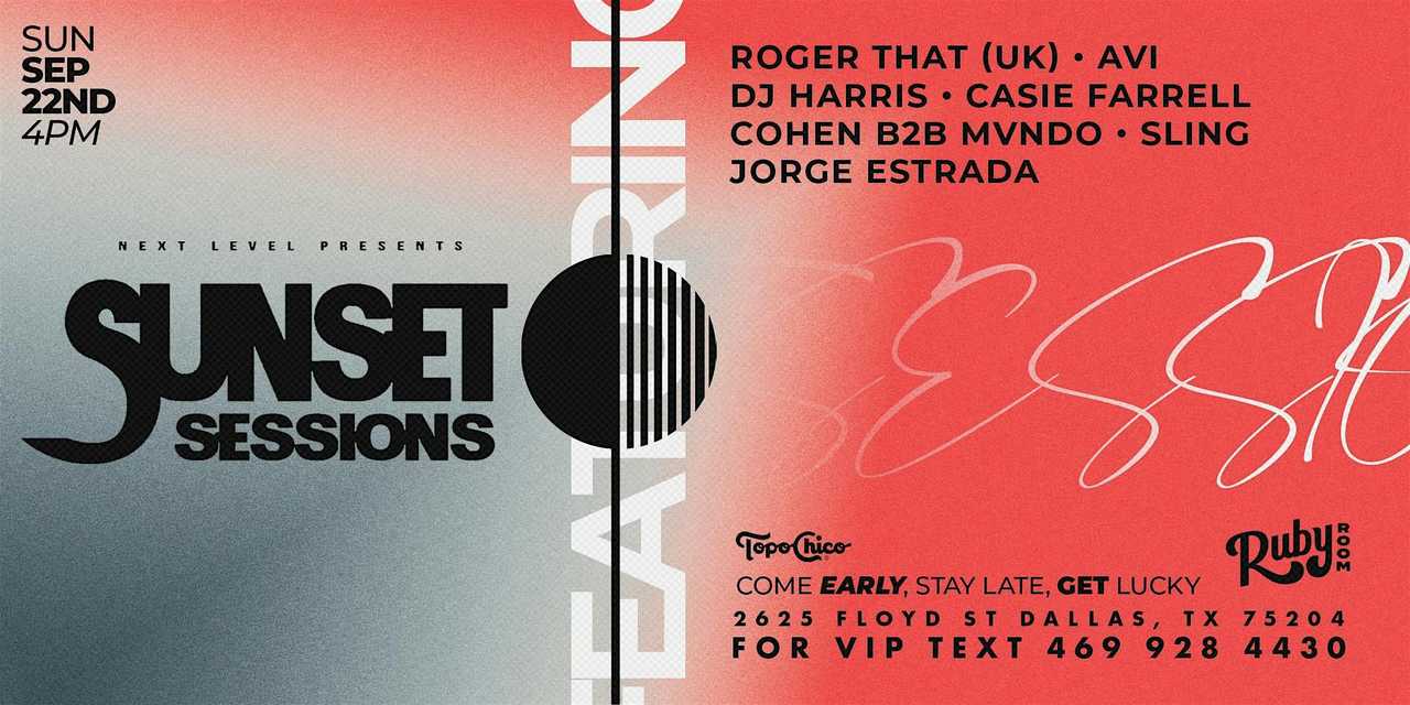 Sunset Sessions 9/22