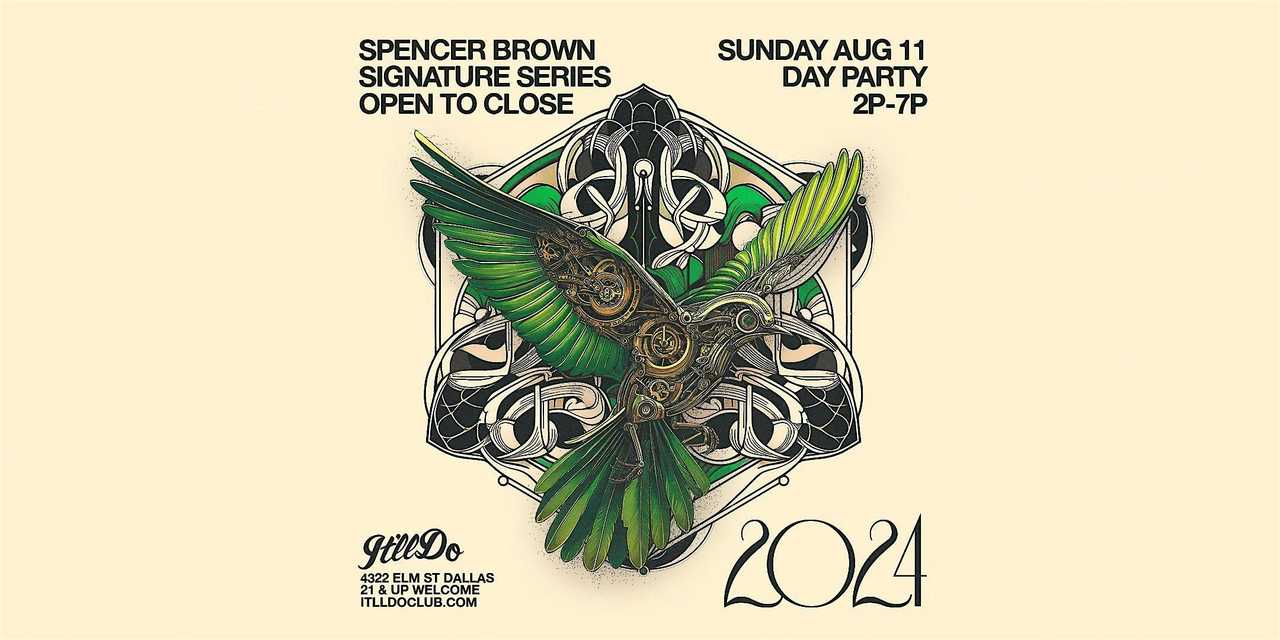 Spencer Brown: Open to Close, Day Show