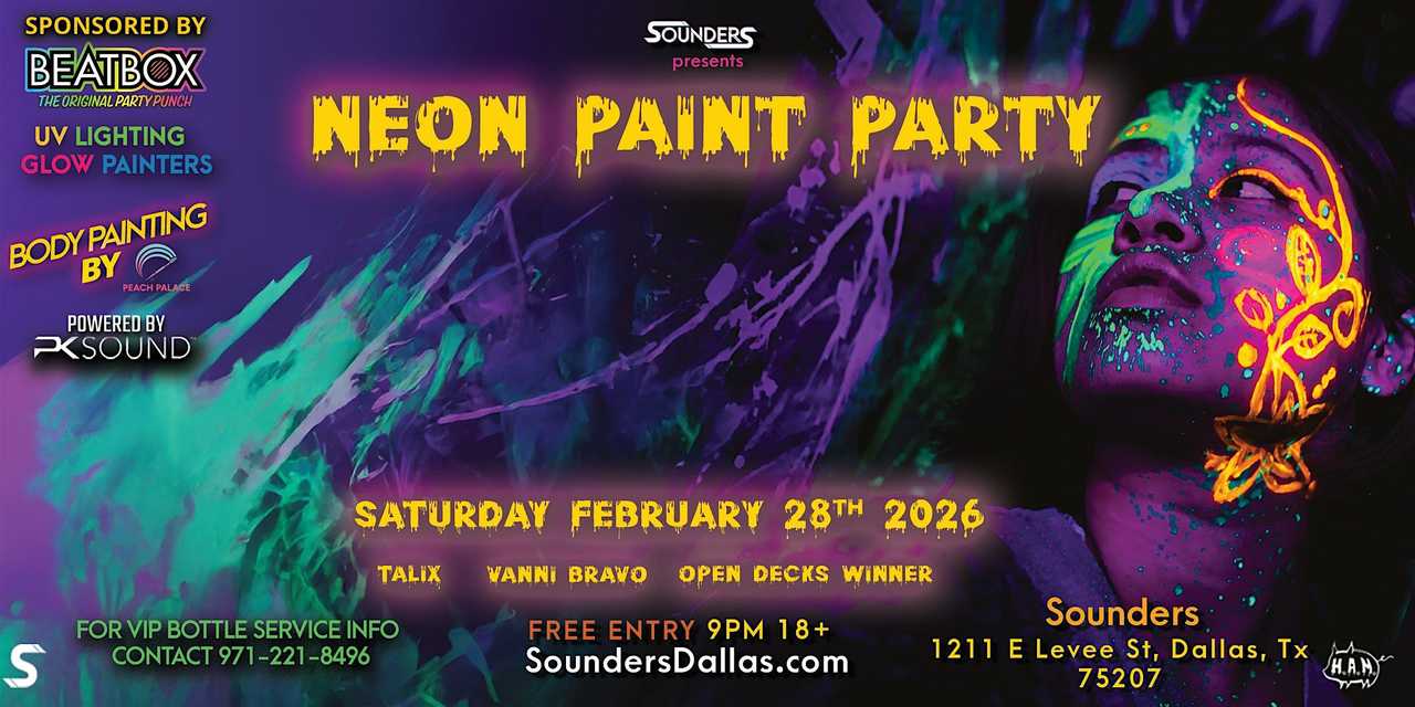 Neon Paint Party 