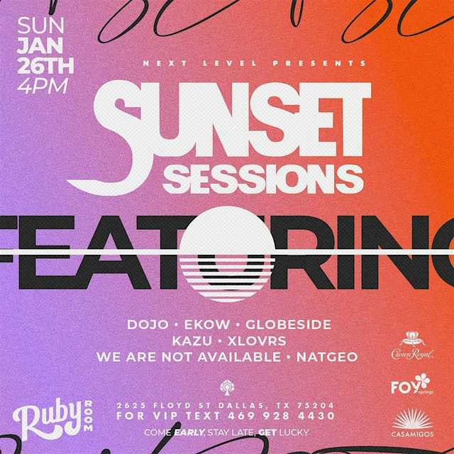 Sunset Sessions 1/26