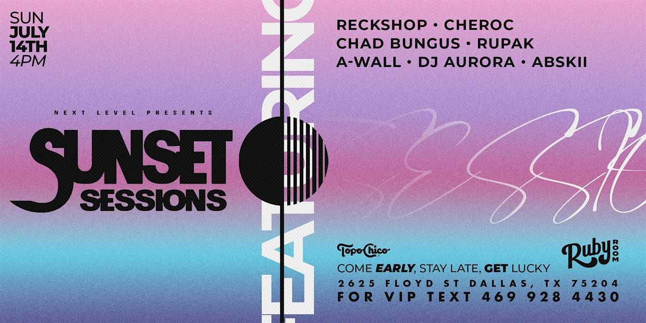 Sunset Sessions  7/14