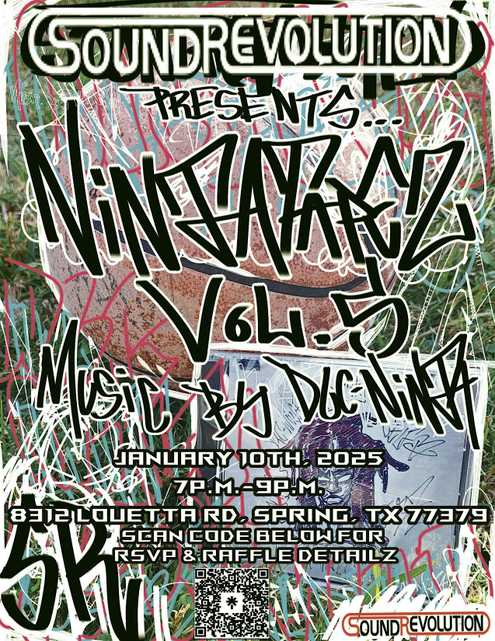 Ninja Tapez Vol.5 Album Release Party!! presented by SOUND REVOLUTION!