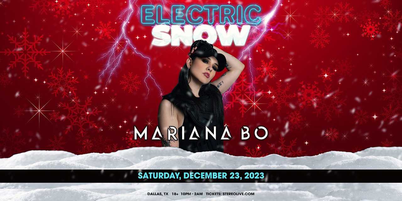 ELECTRIC SNOW feat. MARIANA BO ELECTRIC SNOW feat. MARIANA BO