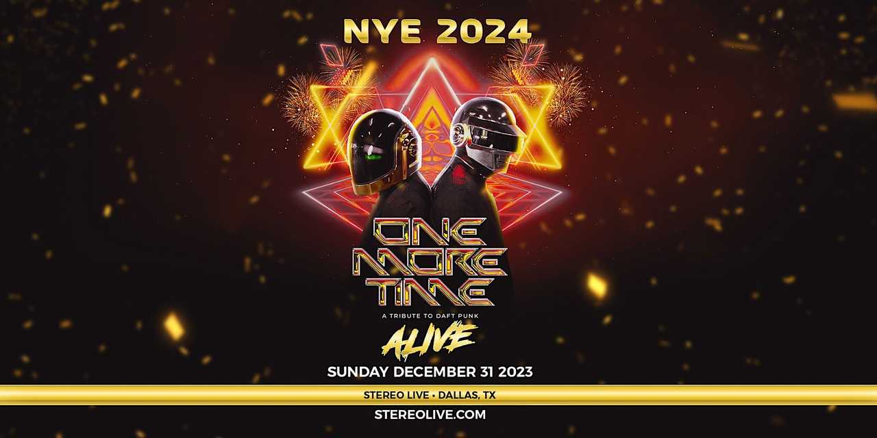 NYE 2024 - ONE MORE TIME "A Tribute to Daft Punk"