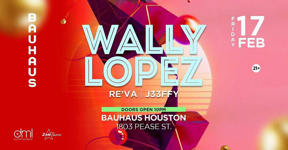 Wally Lopez Returns to Bauhaus
