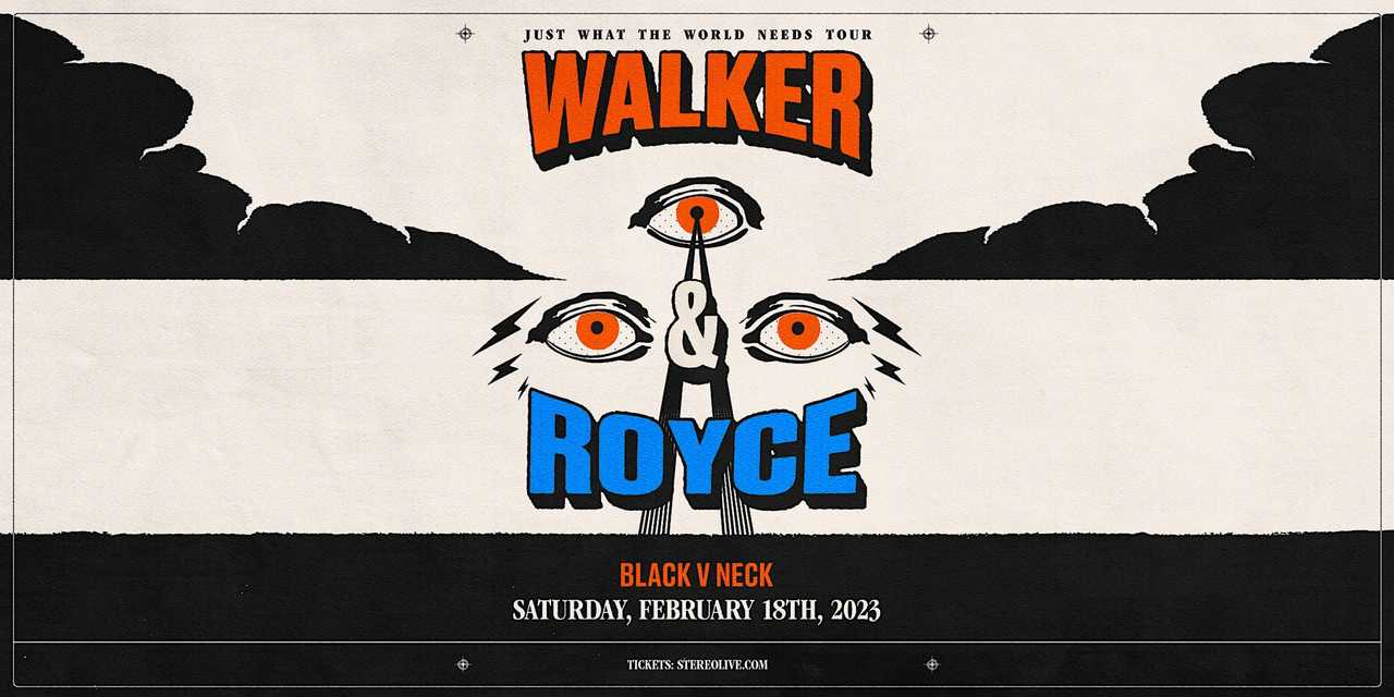 WALKER & ROYCE + BLACK V NECK