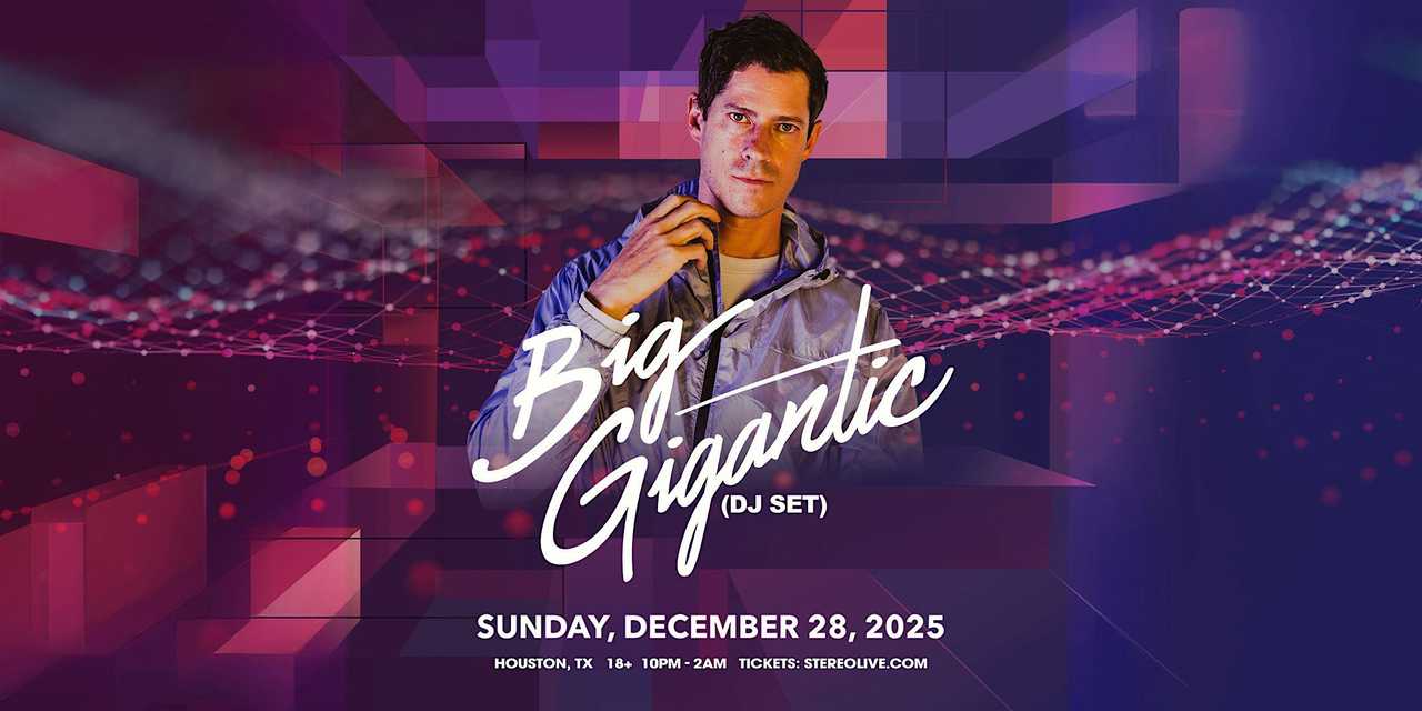 BIG GIGANTIC "DJ SET"