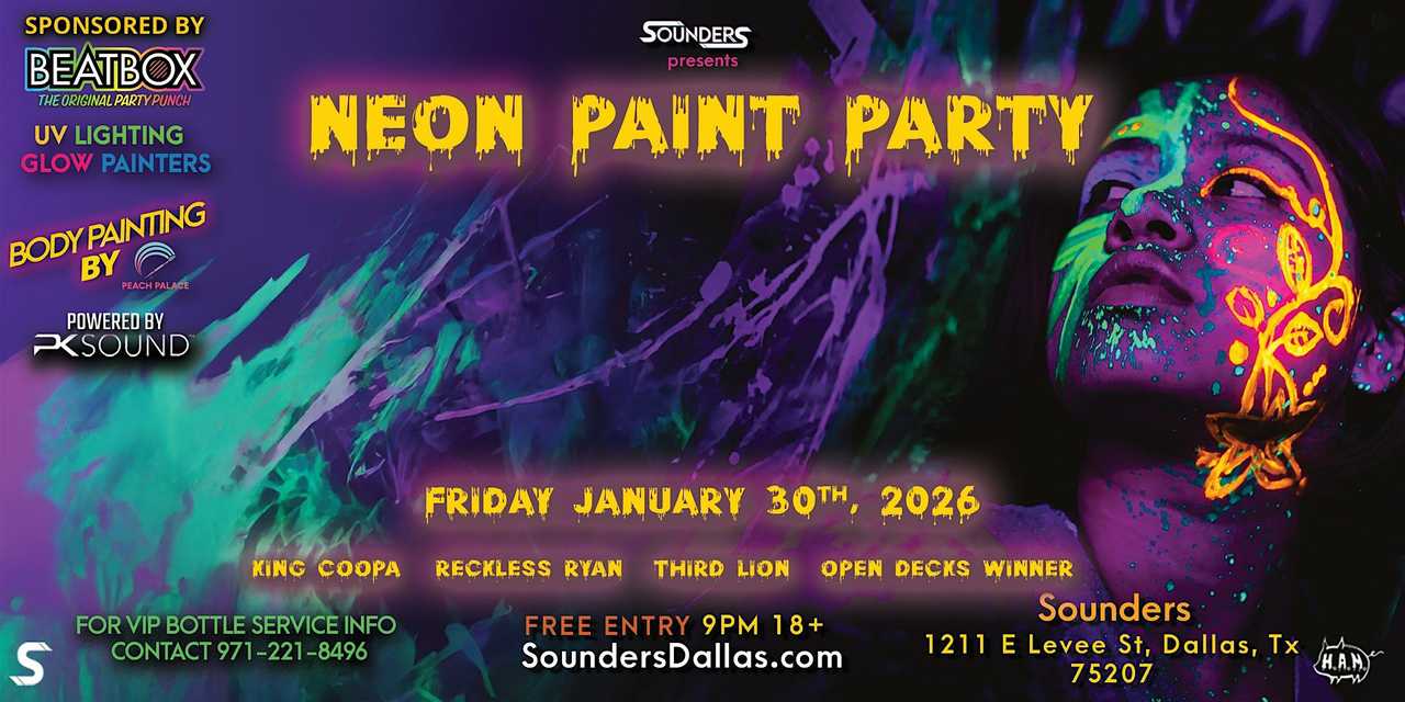 Neon Paint Party Day 1